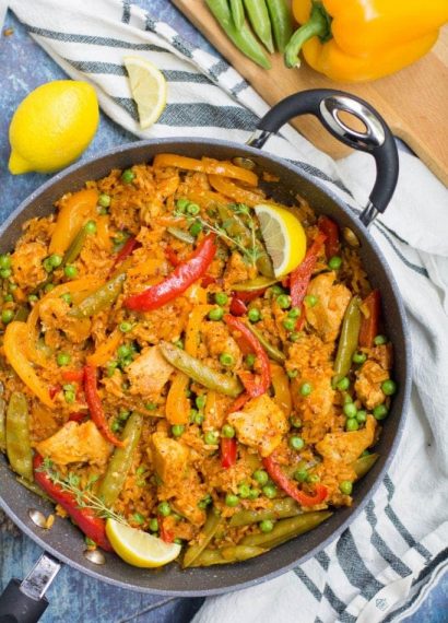 Paella saludale one pan