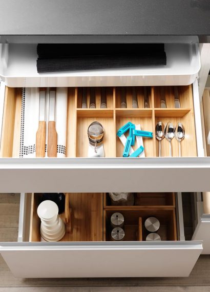 Ideas elegantes para la organización de la cocina