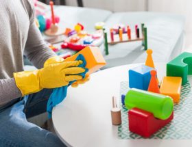 Cómo limpiar y desinfectar juguetes