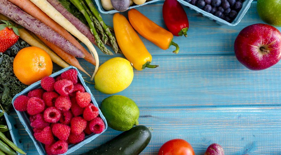 alimentos saludables, cómo verduras y frutas"