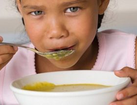 Sopa para niño enfermo