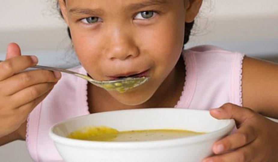 Sopa para niño enfermo