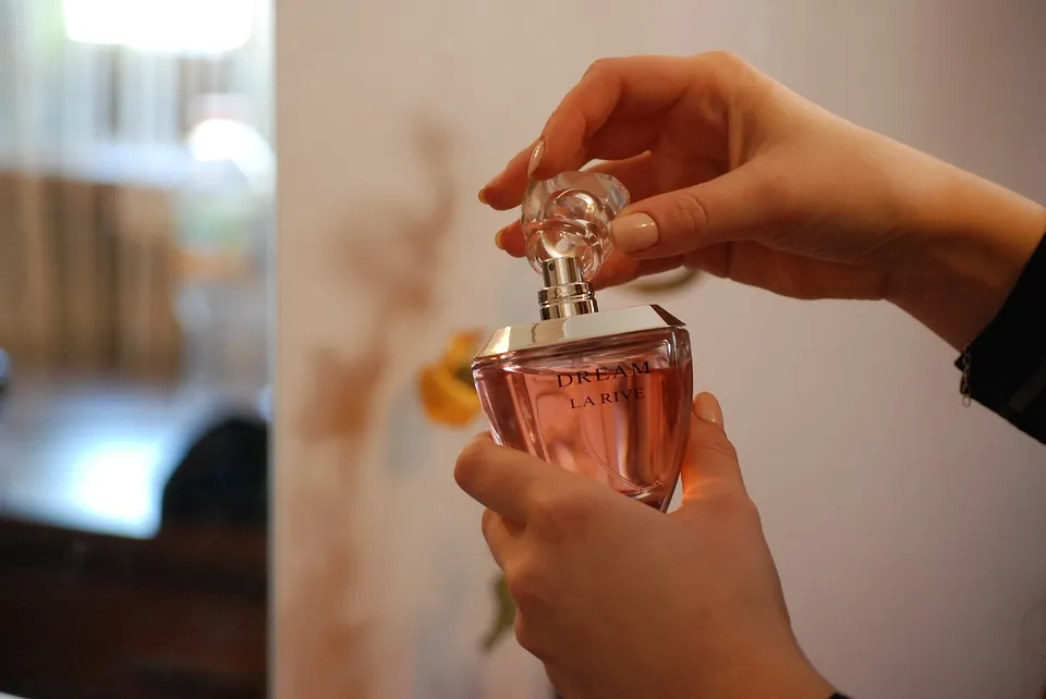Botella de perfumes para mujer