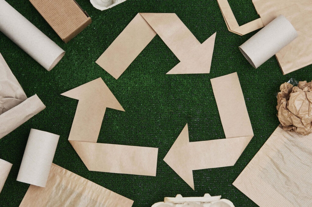 papel reciclado
