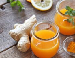 jugo citrico con jengibre