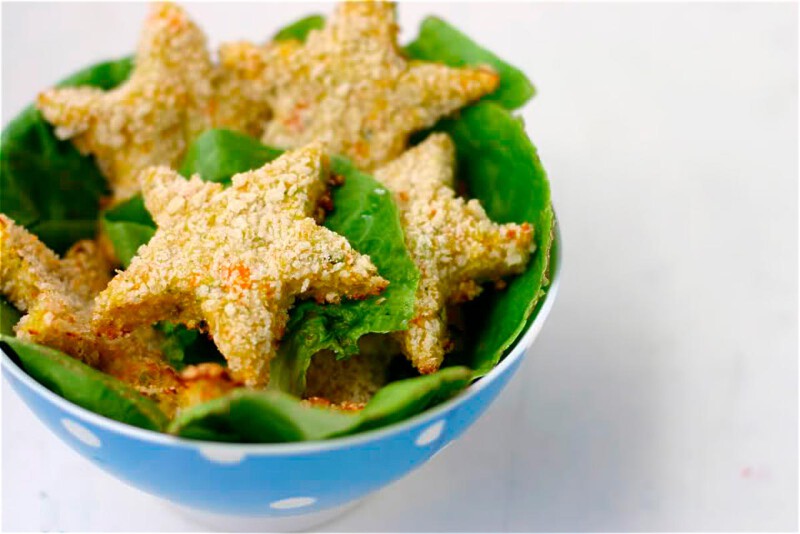 nuggets de pollo con verduras