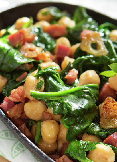 recetas garbanzos y espinacas