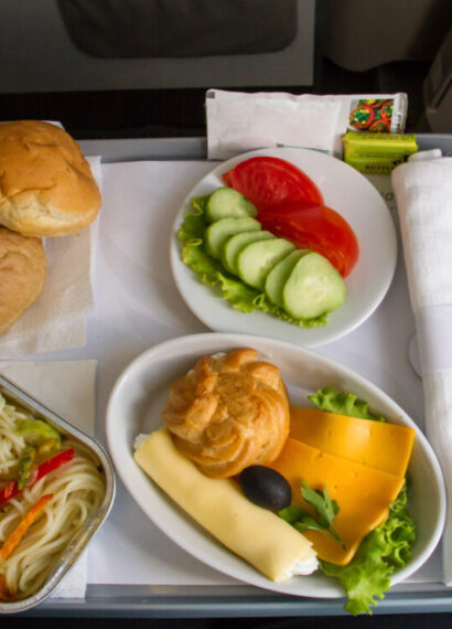 comida de avión