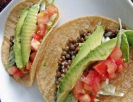 comida vegana tacos