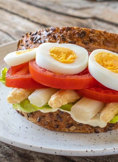 Huevos con verdura