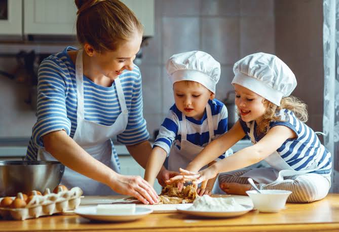 Cocinar con niños