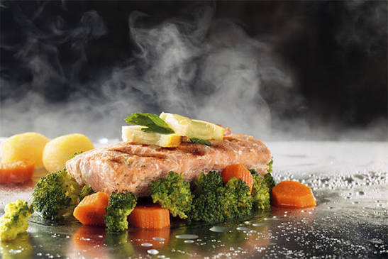Cocinar con vapor o aire
